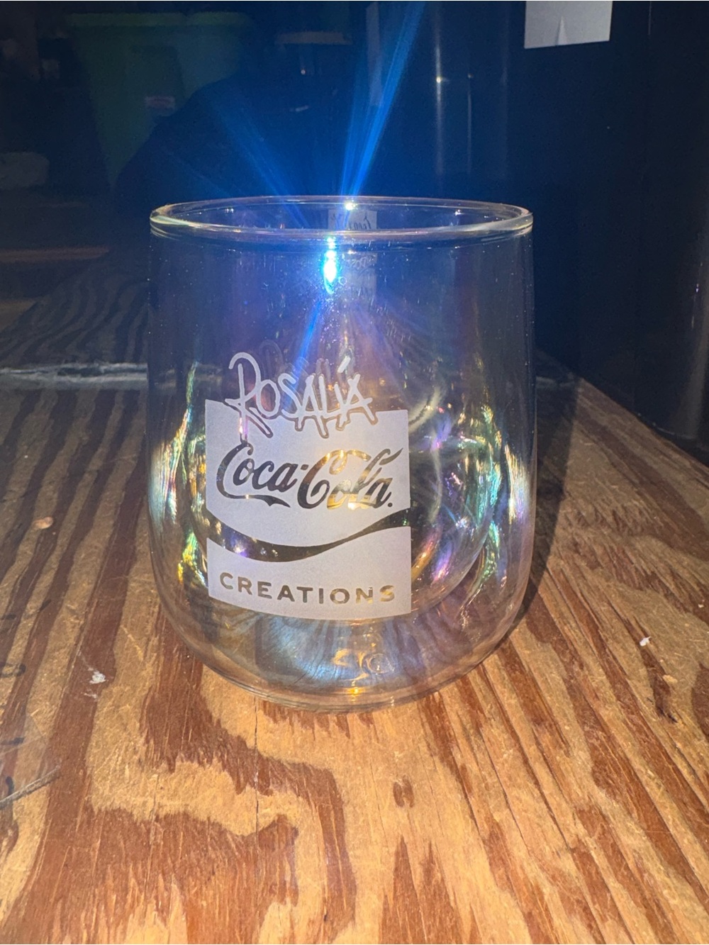 Coca Cola Iridescent Rosalia Creations CUP